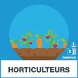 Database horticulturists email addresses