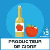 Cider production email addresses