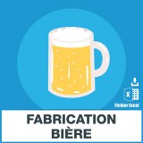 Beer manufacturing email addresses