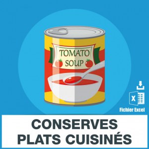 Canned ready meals emails