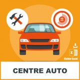 Email address auto centers and quick service stations