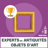 Emails experts in antiques art objects