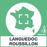 Email addresses Languedoc-Roussillon