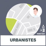 Urban planners email database
