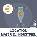 Industrial equipment rental emails