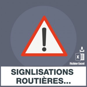 Road signage e-mail database