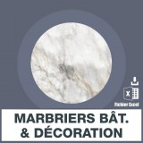 Building and decoration marble enamels