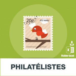 Philately e-mail address database