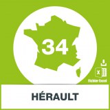 Hérault email database