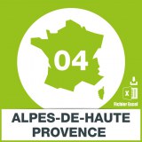 Alpes de Haute-Provence email database
