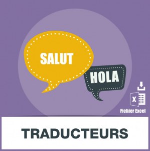 Database of translators' email addresses