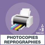 Emails for photocopying and reprography