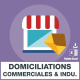 Commercial and industrial domiciliation emails