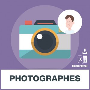Database of photographers' email addresses