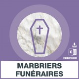 Email address database of funeral marble workers