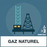 Natural gas email address database