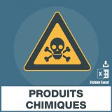 Chemical products email address database