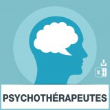 Email address database of psychotherapists