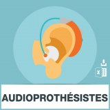 Emails for deafness correction hearing aid professionals