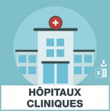 Database of hospital and clinic email addresses