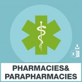 Pharmacy and parapharmacy emails
