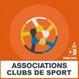 Email associations sports clubs