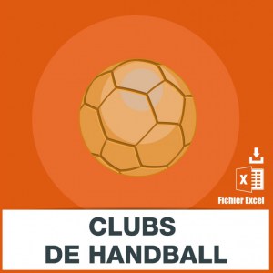 Handball club email addresses
