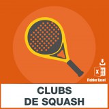 Squash email address database