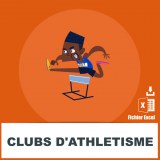 Athletic clubs email addresses