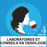 Emails for oenology advice laboratories