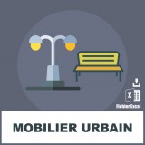 Street furniture email database