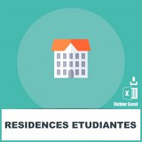 email addresses of student residence