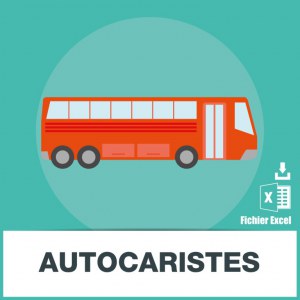 Database of coach operator email addresses