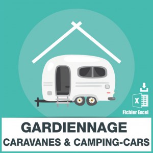 E-mail database for caravan and motorhome guarding