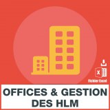 Emails des offices et gestion HLM