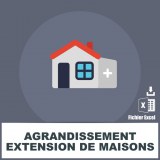 Agrandissement extension de maison