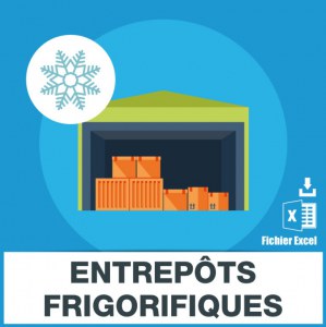 Adresses emails entrepot frigorifique