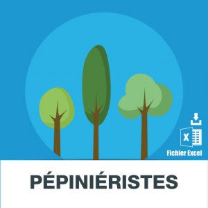 Base adresse emails des pépiniéristes