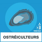 Base d'adresses emails des ostréiculteurs et producteurs d'huitres