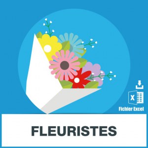 Base d'adresses emails des fleuristes