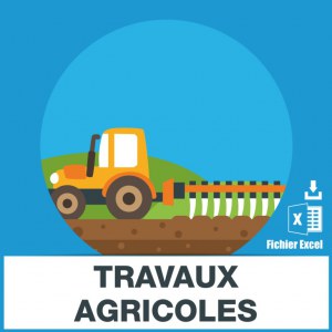 Adresses emails travaux agricoles