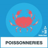 Base d'adresses emails de poissonneries