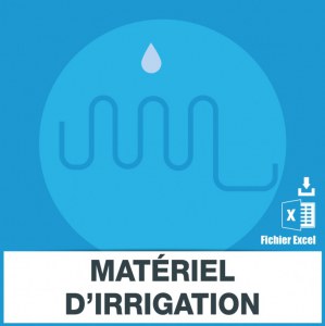 Adresses emails matériel d'irrigation