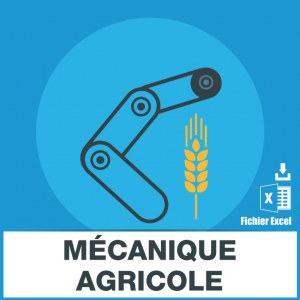Adresse emails de mécanique agricole
