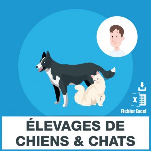 Adresses e-mails des élevages chiens et chats