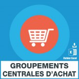 E-mails groupements centrales achat