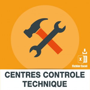 Emails centres controle technique