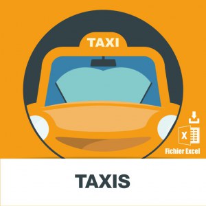 Base d'adresses emails de taxis