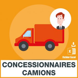 Emails des concessionnaires camions