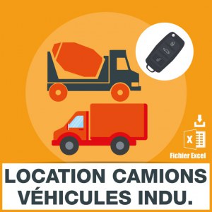 E-mails location camions vehicules industriels 